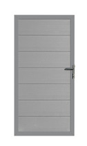Composiet poort 90x180 | Grijs